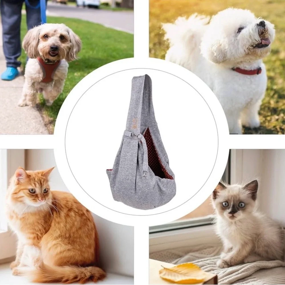 Cozy Gray and Brown Pet Carrier